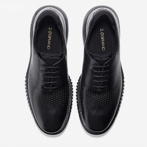 Cole Haan Men's 2.ZERØGRAND Lined Laser Wingtip Oxford - Picture 5 of 6